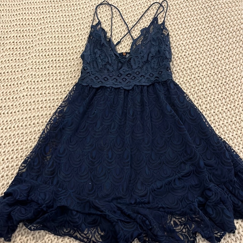 Free People Navy Dress
